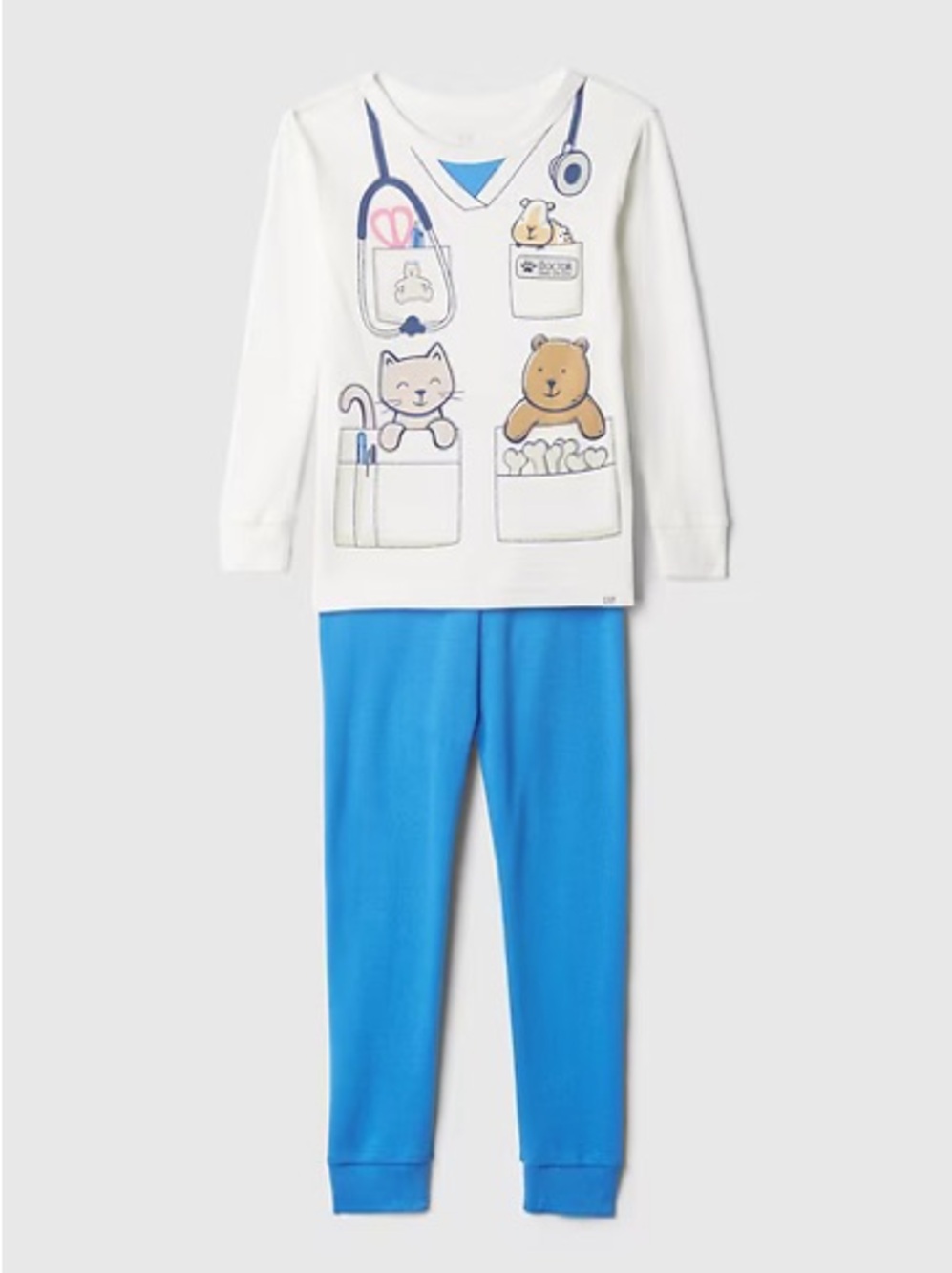 GAP- Organic Cotton Veterinarian PJ Set, 3T